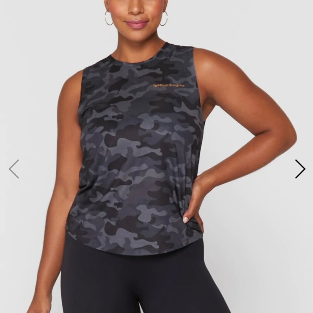 NWOT Spiritual gangster Active Muscle tank